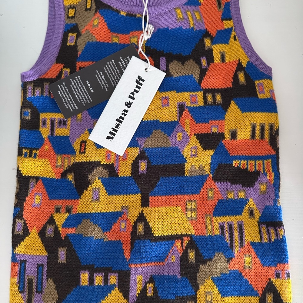 Misha And Puff Multicolor Sweater Vest